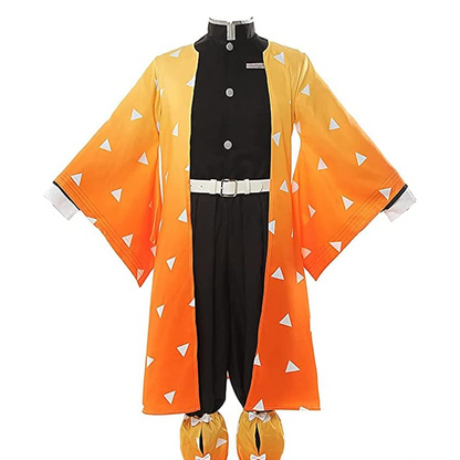 Zenitsu Agatsuma Cosplay Costume