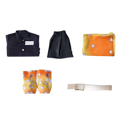 Zenitsu Agatsuma Cosplay Costume