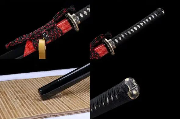 Kashira-Katana-Tanto-Wakizashi-Tonbo-Acier-Damas