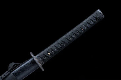    Kurikata-Katana-Tanto-Wakizashi-Kuro-Acier-en-Carbone-1075