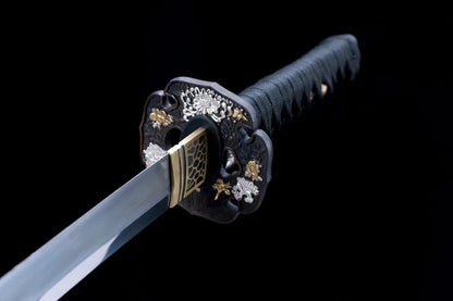 Tsuba-Katana-Tanto-Wakizashi-Suigyoku-Acier-Carbone-1095