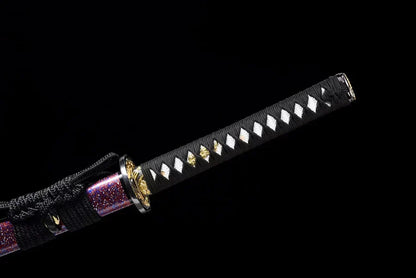       Tsuka-Katana-Tanto-Hinode-Acier-T10-Hamon-Veritable