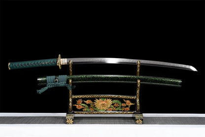 Katana-Cheval-de-Guerre-Acier-T10-Hamon-Veritable