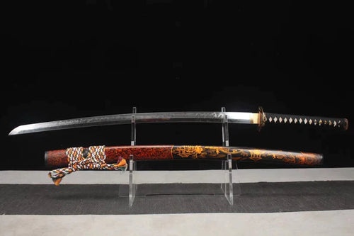 Katana-Edo-Acier-T10-Hamon-Veritable