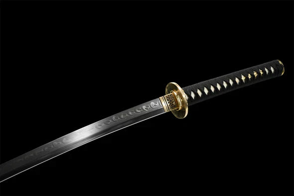 Katana-Japonais-Kusunoki-Masashige-Acier-T10-Hamon-Veritable