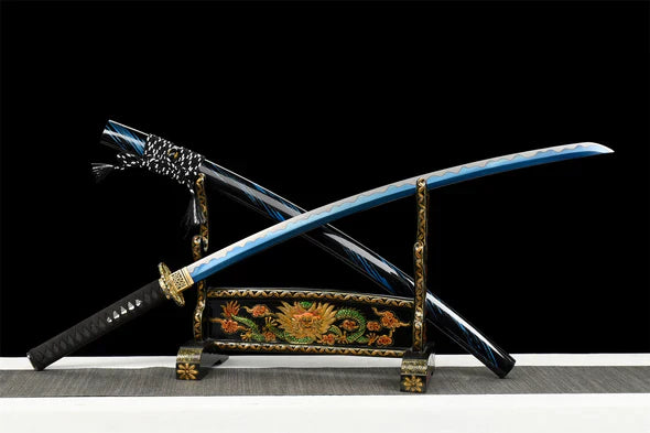 blue blade katana