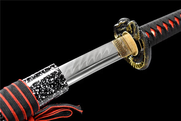 Katana-Japonais-Senso-Acier-T10-Hamon-Veritable