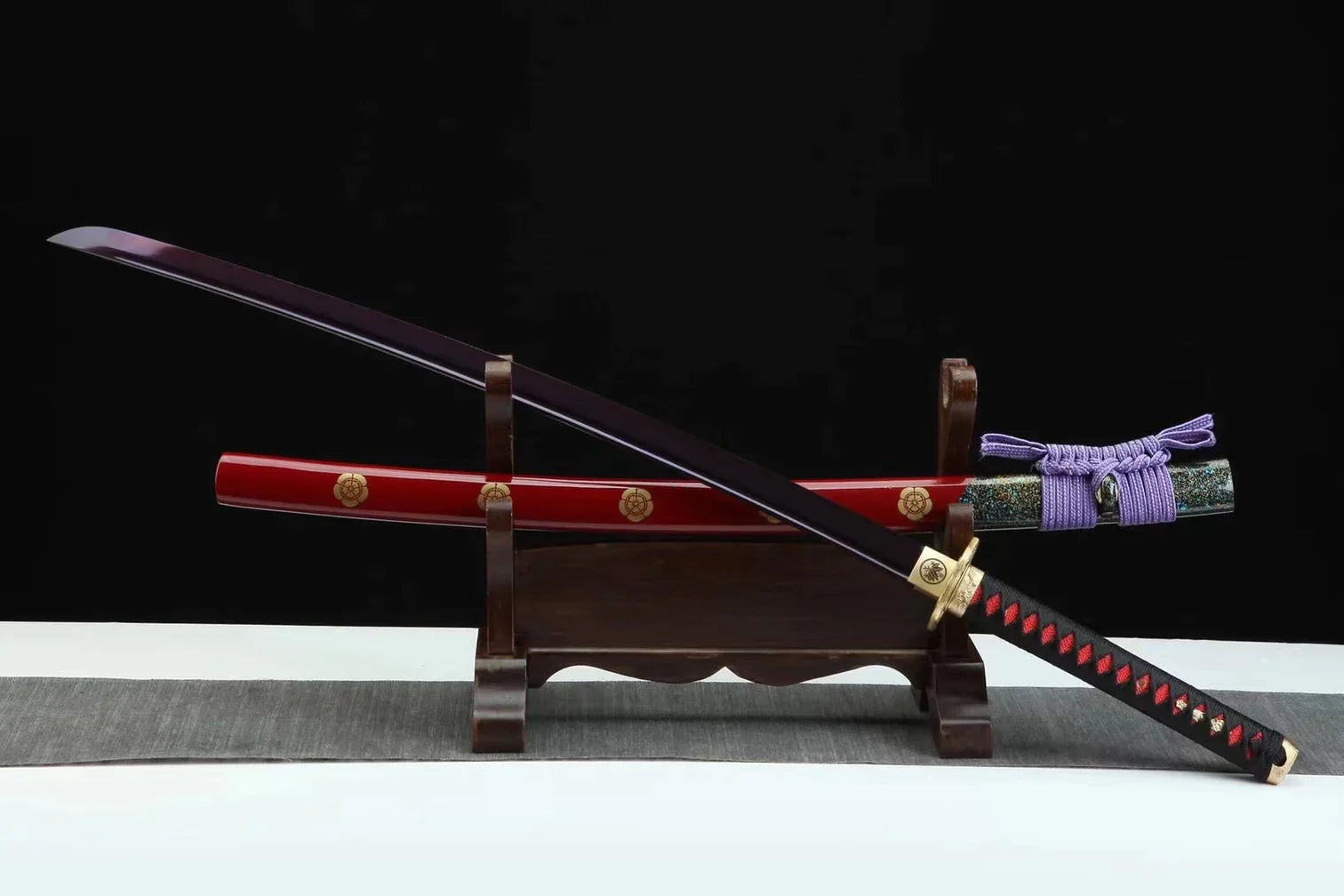 Katana-Japonais-Univers-Acier-T10-Hamon-Veritable