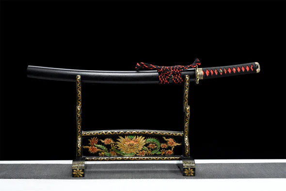 Saya-Wakizashi-Kusari-Acier-Damas