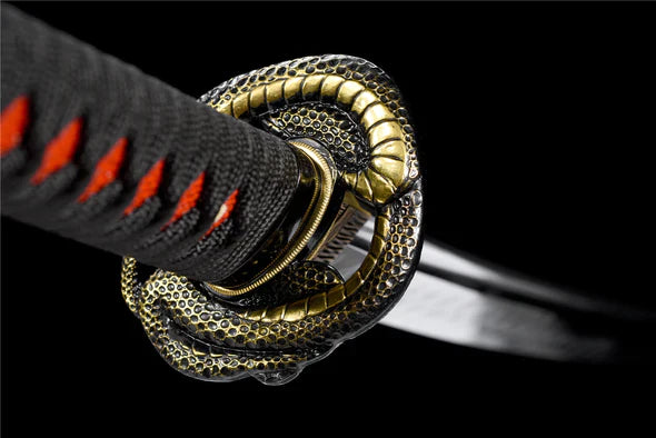 Tsuba-Katana-Senso-Acier-T10-Hamon-Veritable