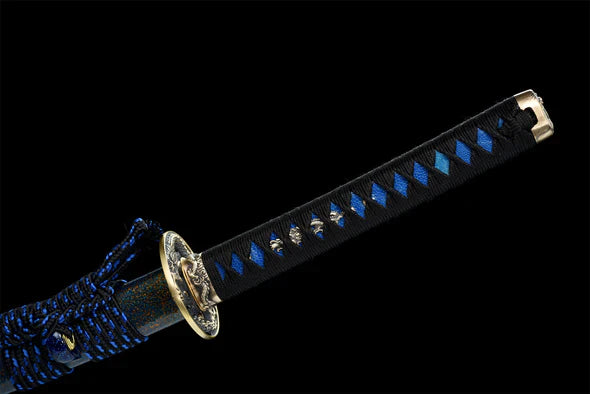 Tsuka-Eclat-de-Dragon-Acier-T10-Veritable-Hamon