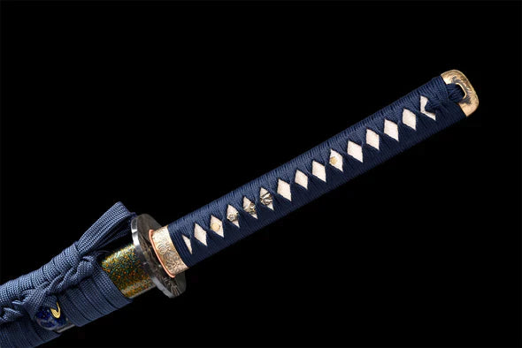 Tsuka-Shimazu-Yoshihisa-Acier-T10-Hamon-Veritable